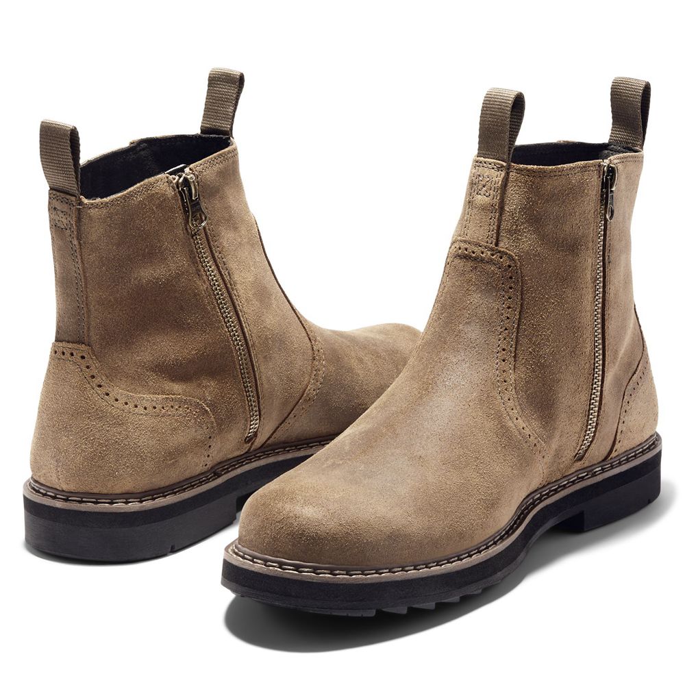 Botas de Seguridad Timberland Hombre Squall Canyon Waterproof Marrones - Chile IAC-043861